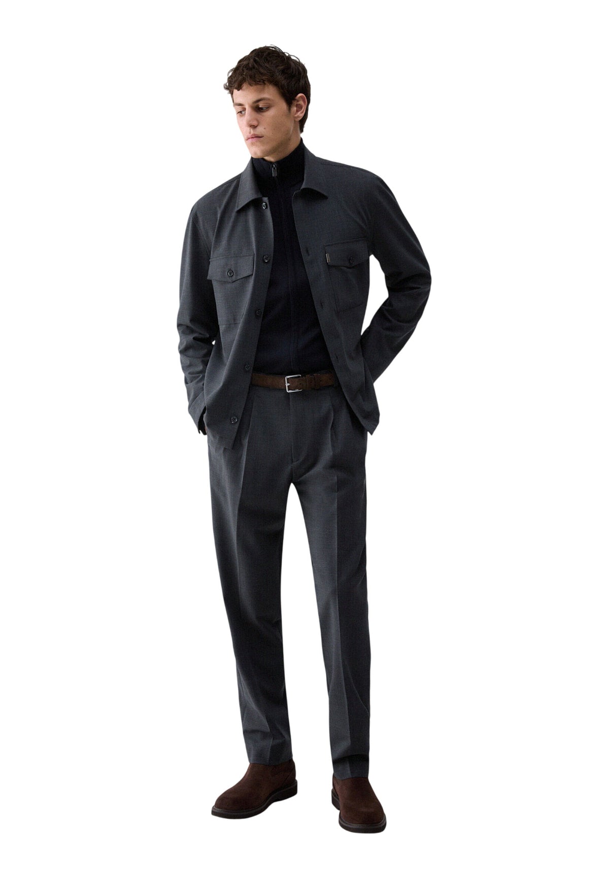 Giacca QF6054 Ash Grey Mel