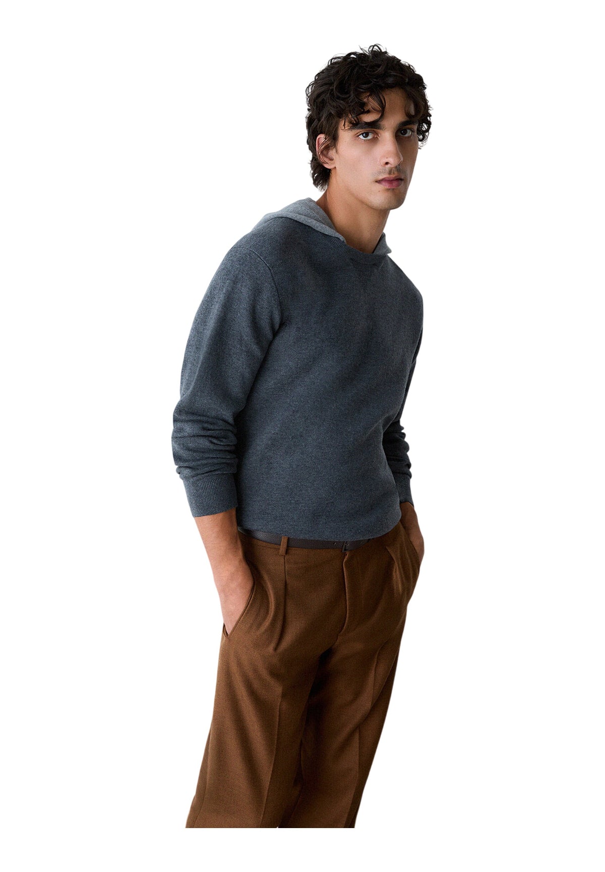 Maglione Girocollo QF6102 Ash Grey Mel