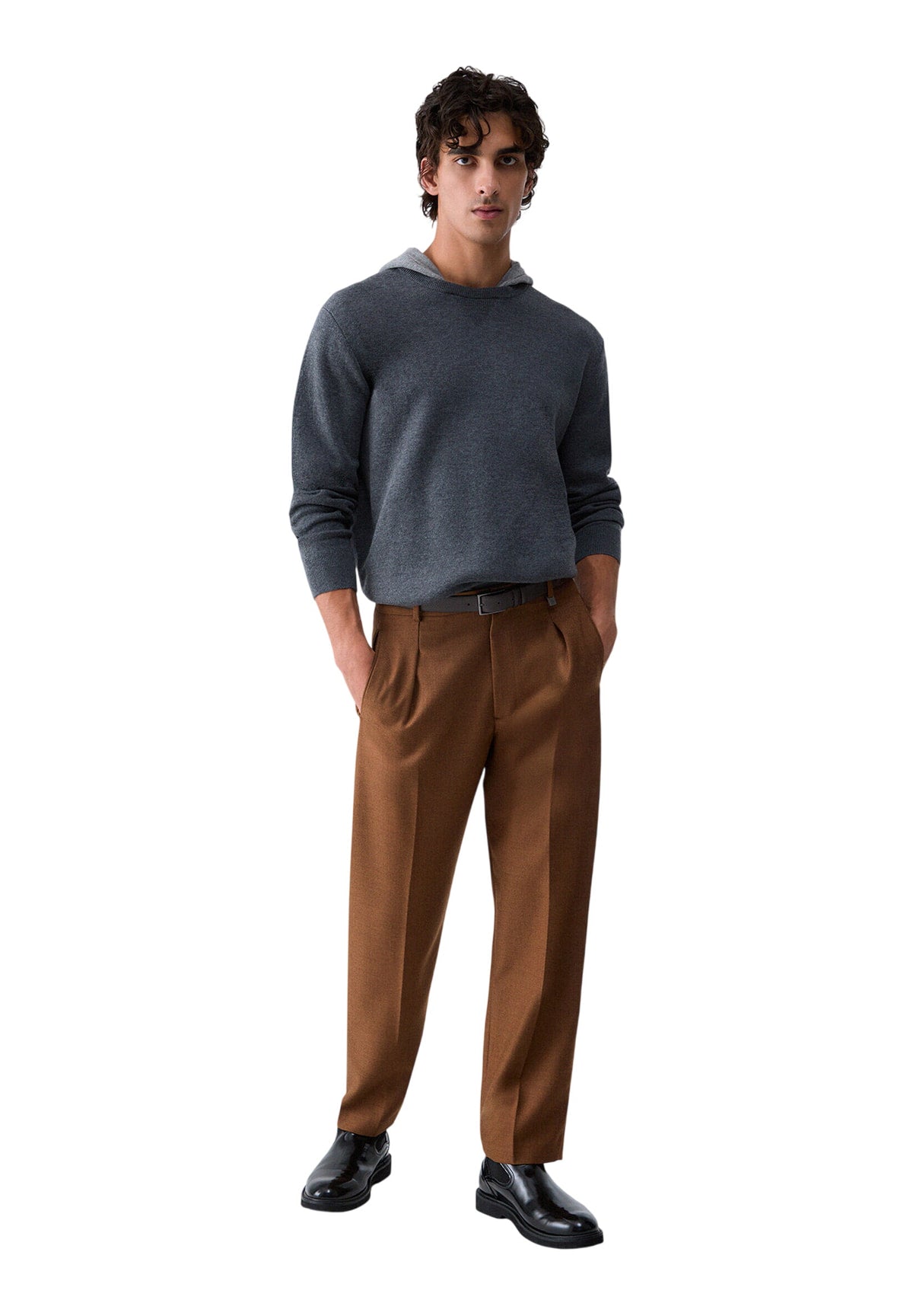 Maglione Girocollo QF6102 Ash Grey Mel