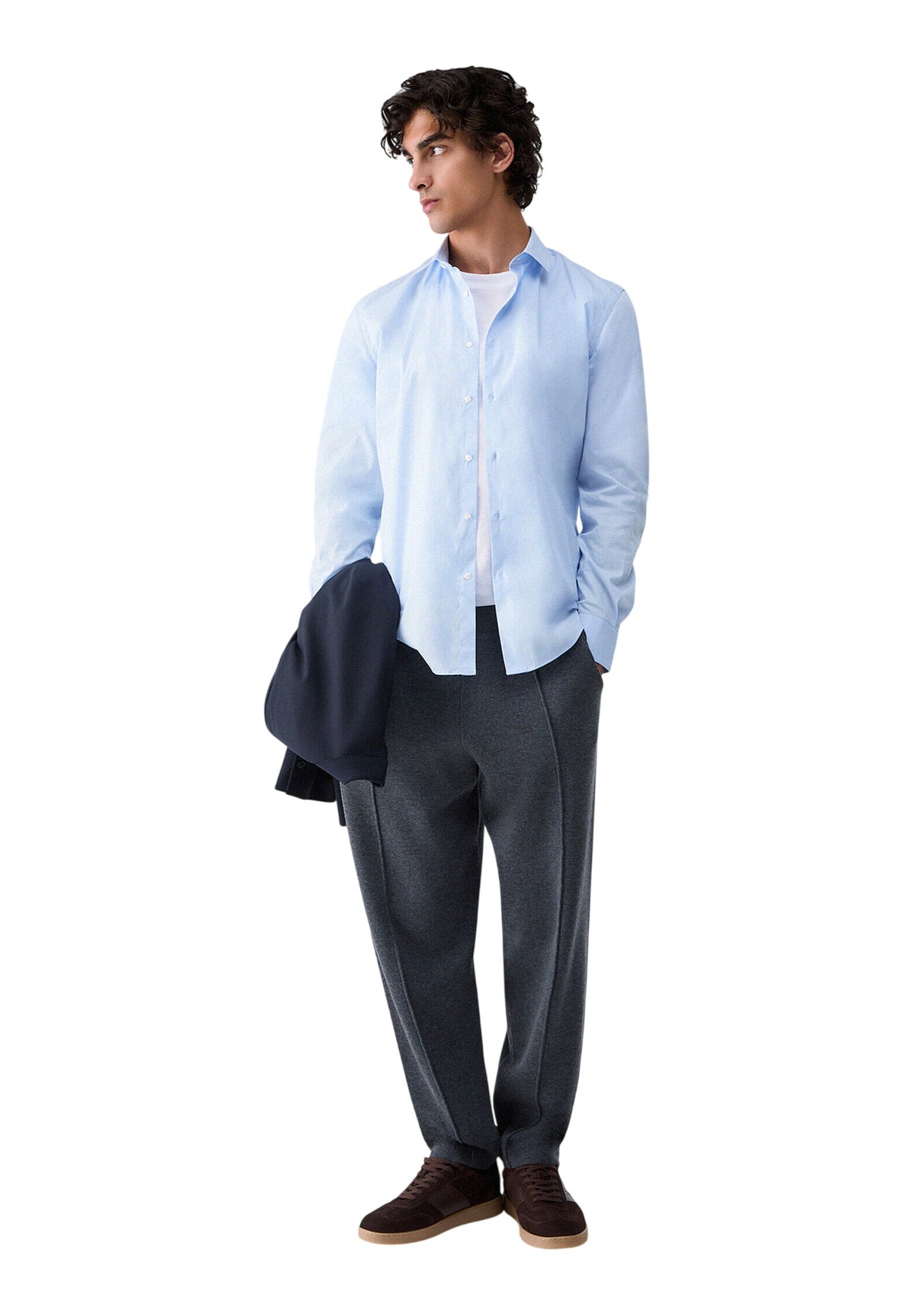 Pantaloni QF6105 Ash Grey Mel