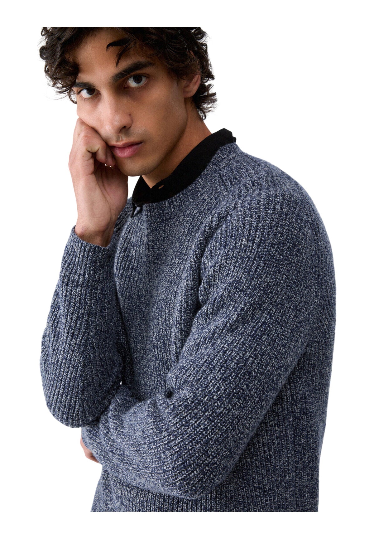Maglione Girocollo QF6123 Dark Blue