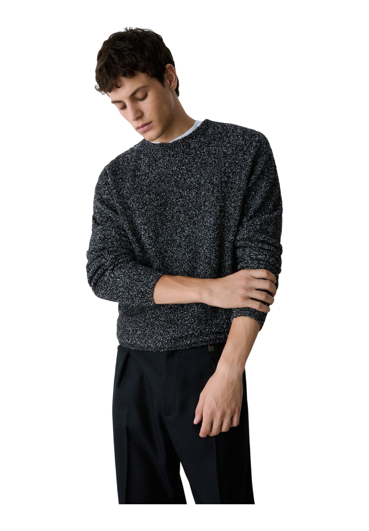 Maglione Girocollo QF6124 Black