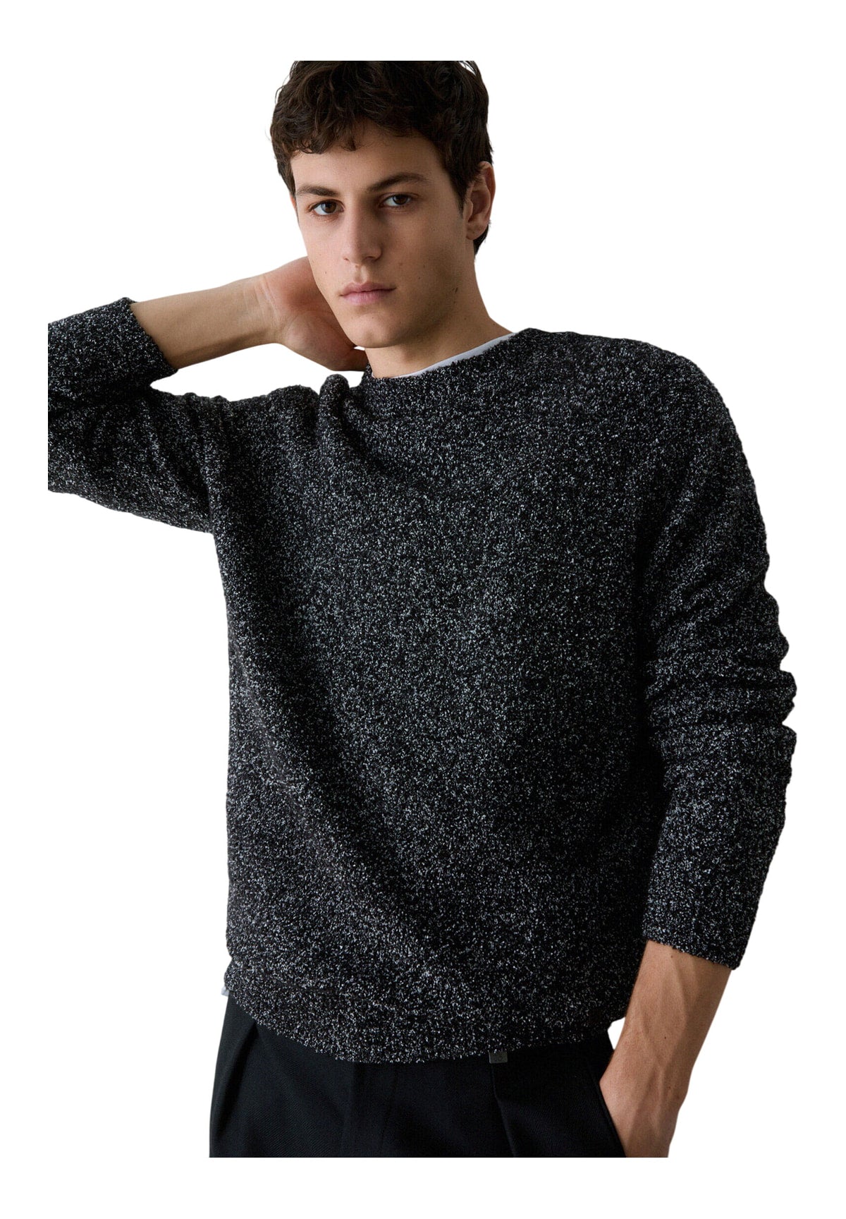 Maglione Girocollo QF6124 Black