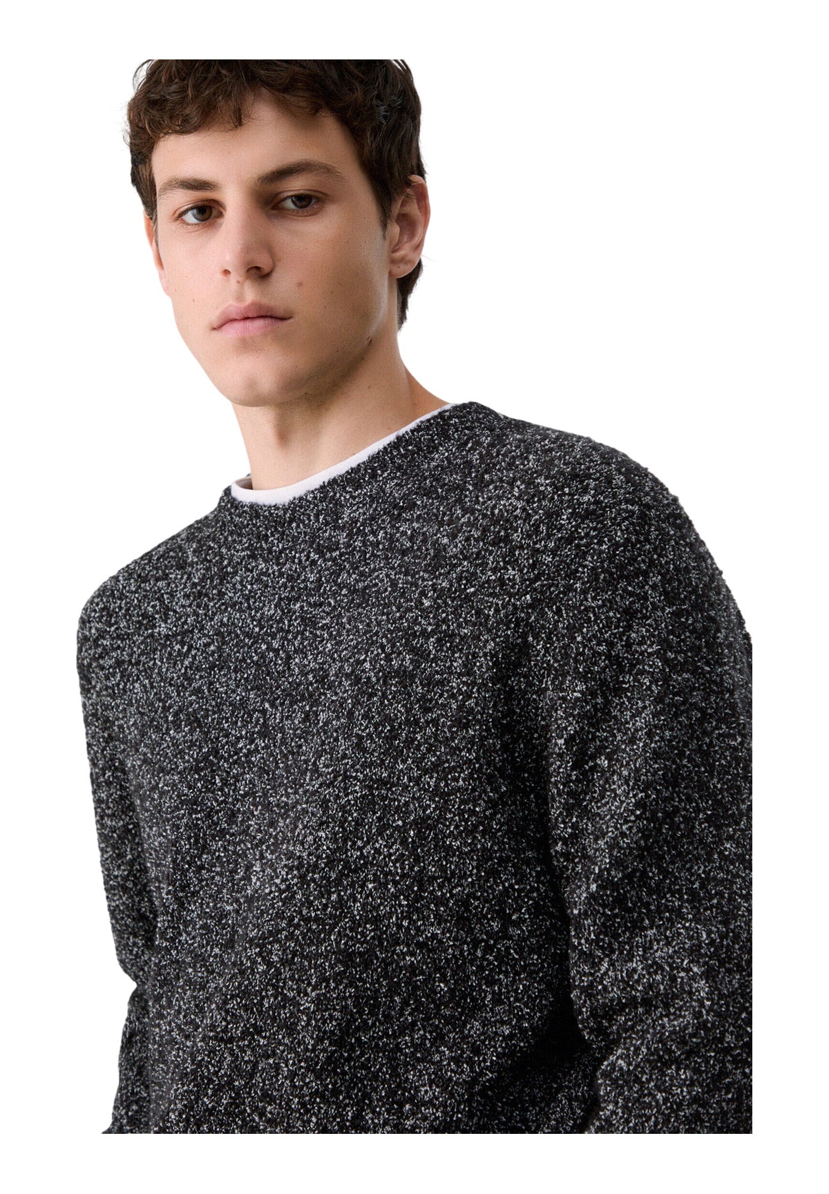 Maglione Girocollo QF6124 Black