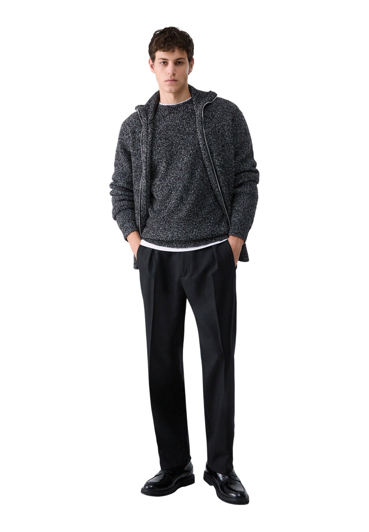Maglione Girocollo QF6124 Black