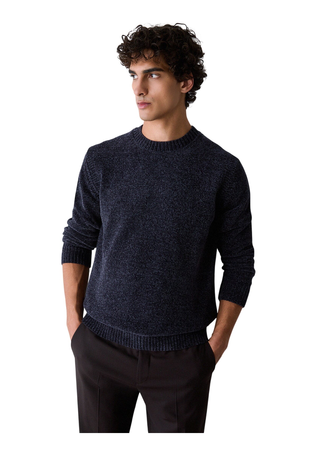 Maglione Girocollo QF6139 Dark Blue