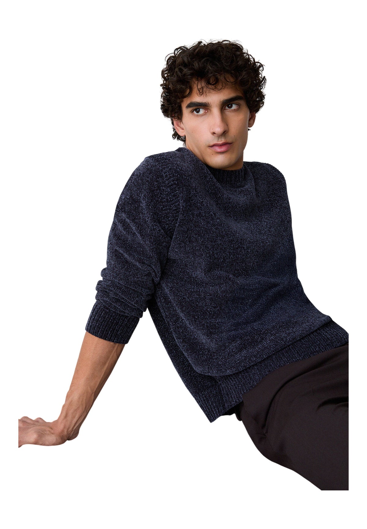 Maglione Girocollo QF6139 Dark Blue