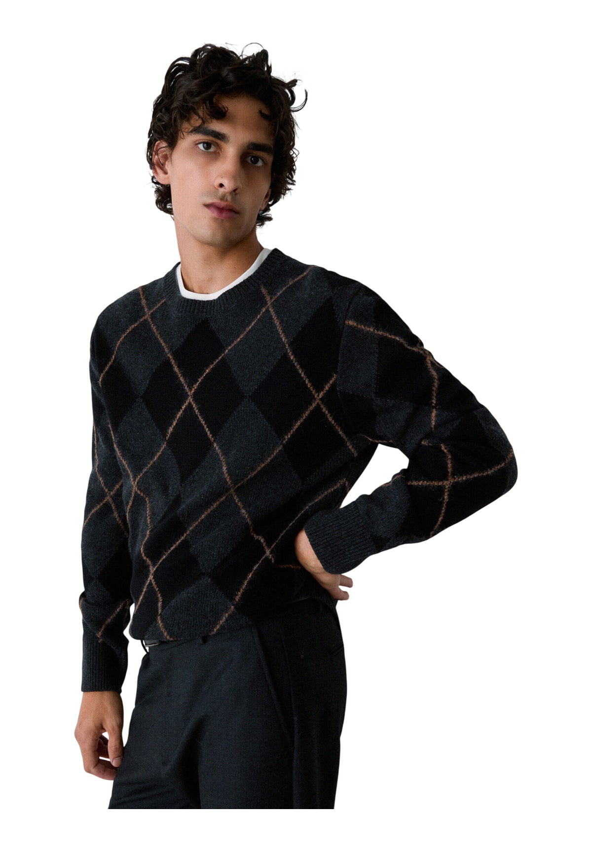 Cardigan QF6183 Nuez Rombi