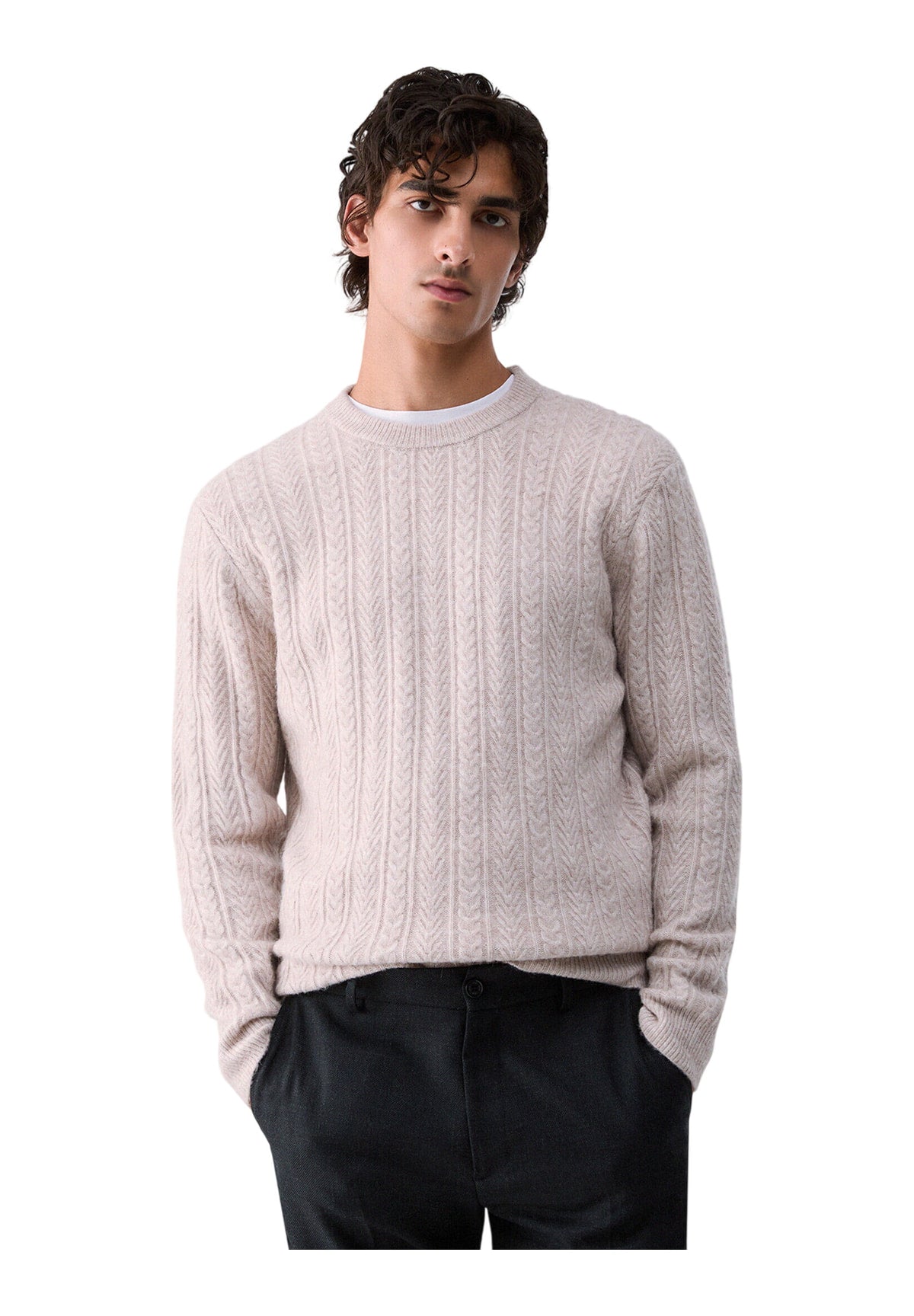 Maglione Girocollo QF6195 Tofu