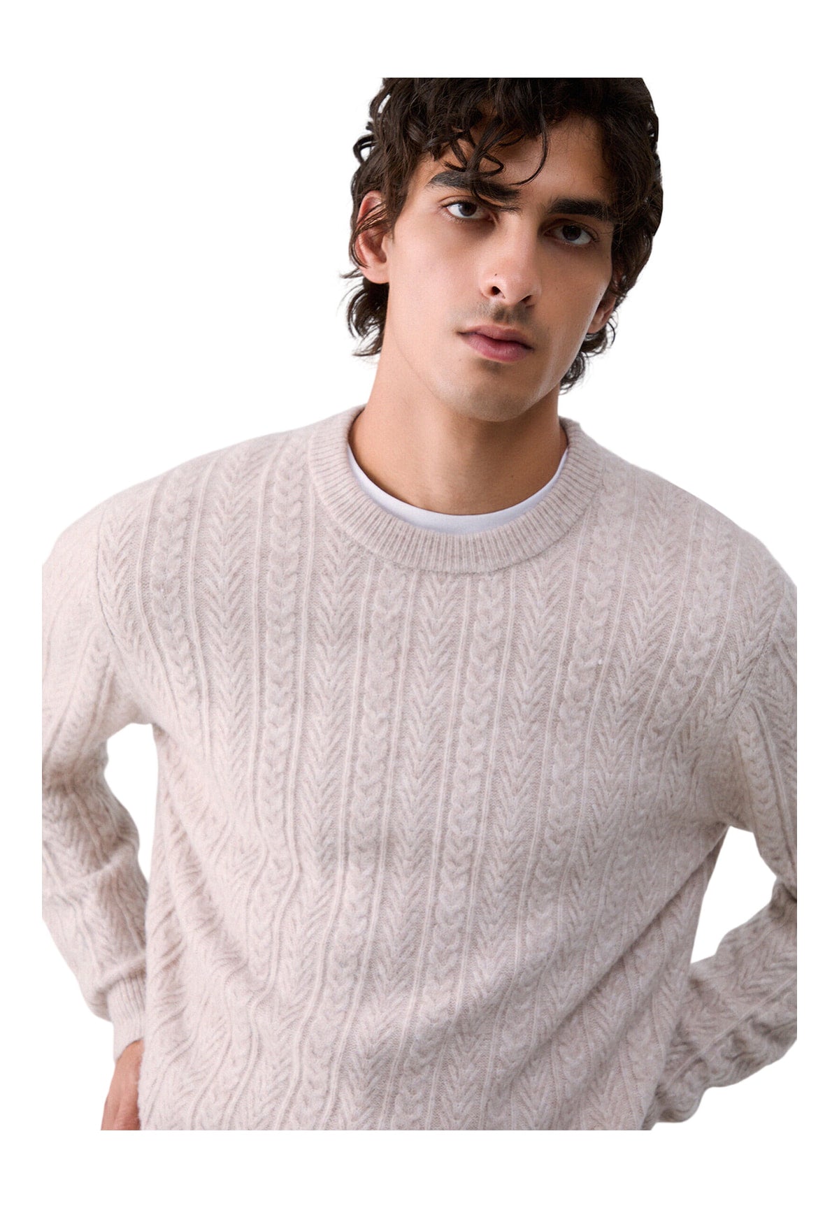 Maglione Girocollo QF6195 Tofu