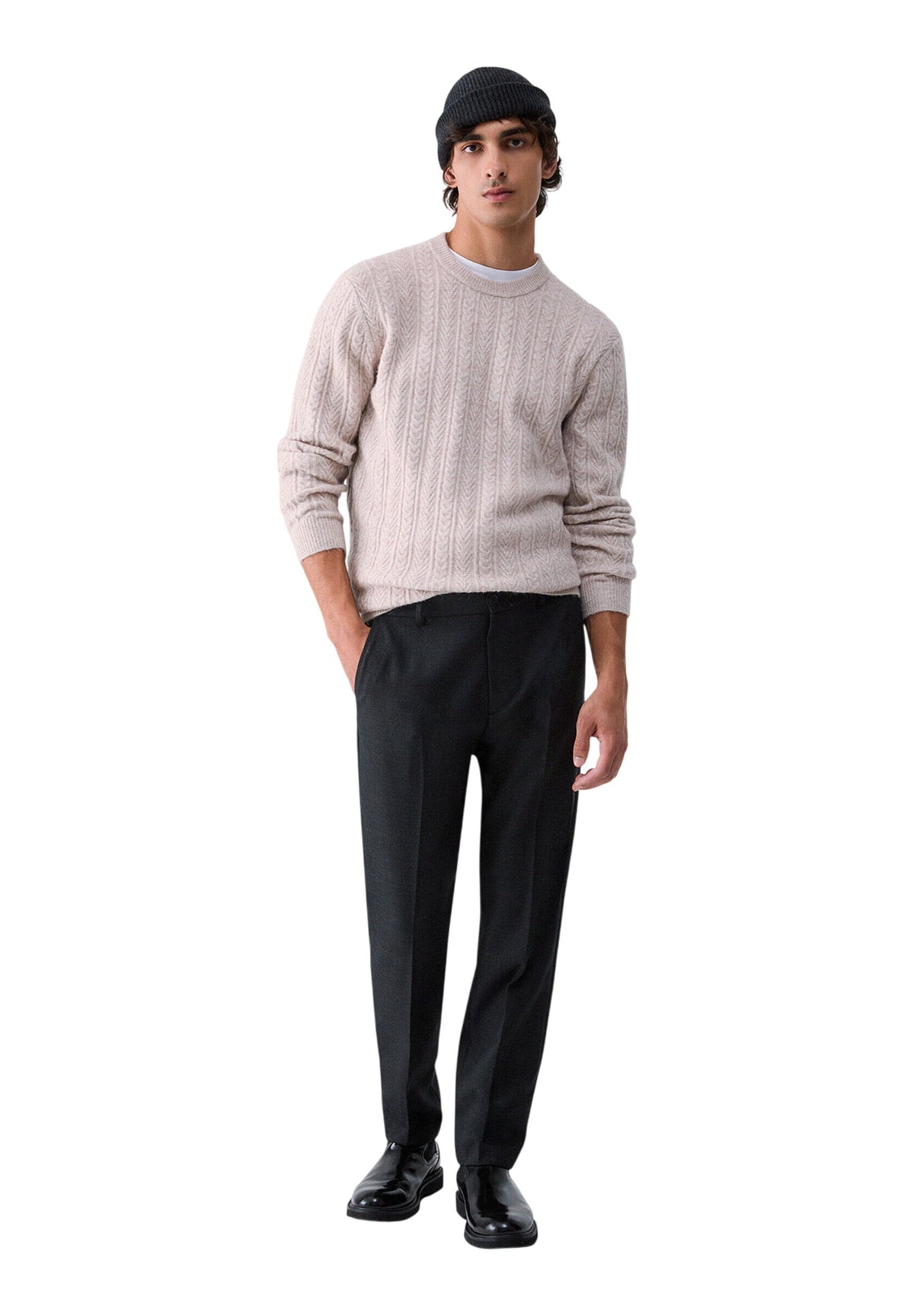 Maglione Girocollo QF6195 Tofu