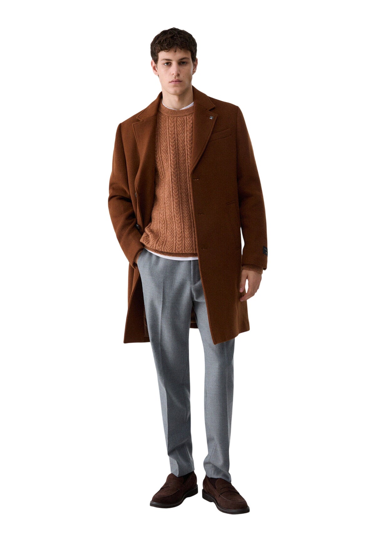 Maglione Girocollo QF6195 Nuez