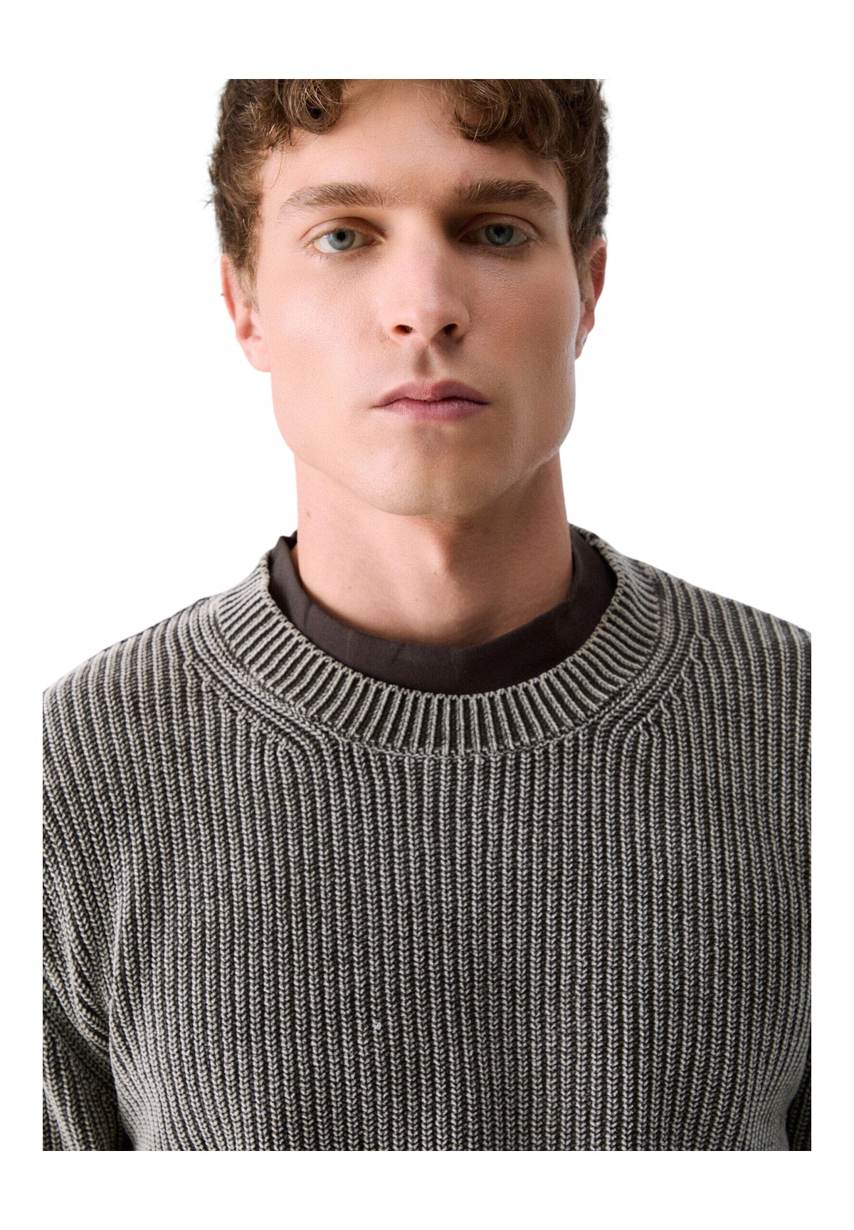 Maglione Girocollo QF6267 Muschio