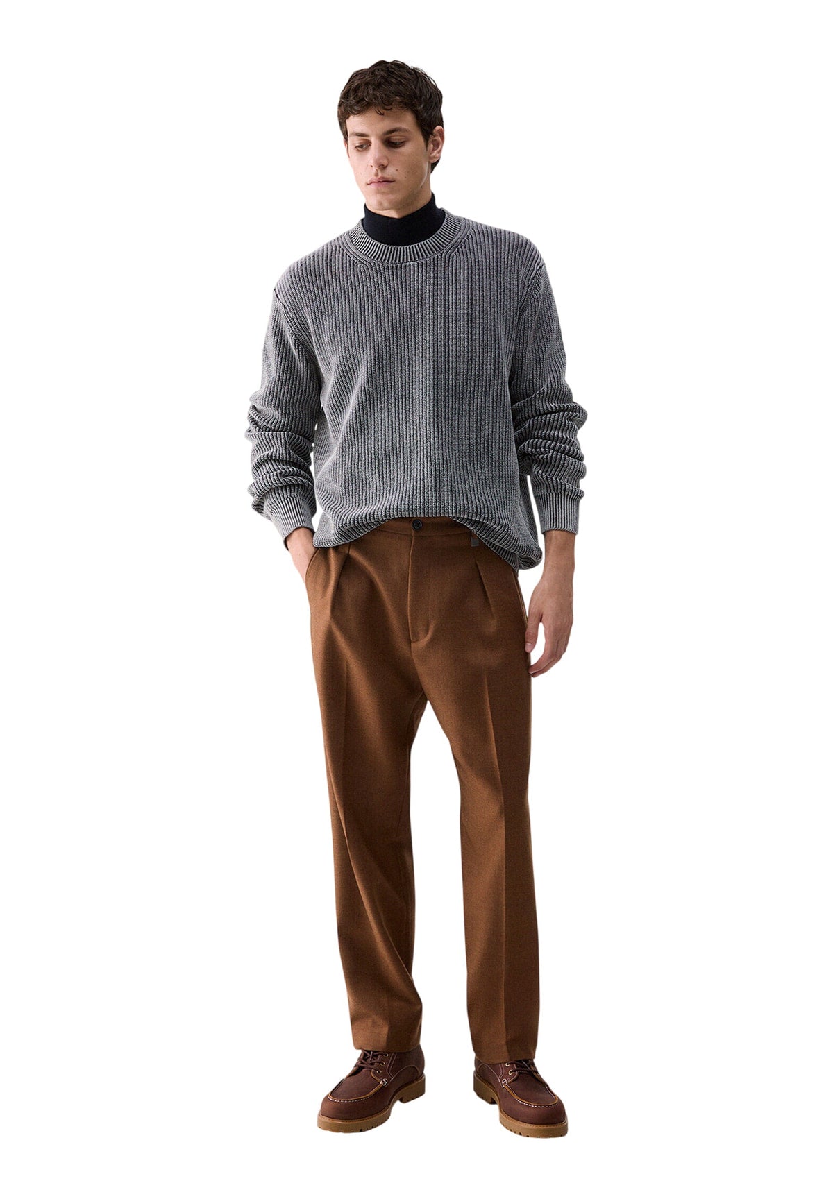 Maglione Girocollo QF6267 Forged Iron
