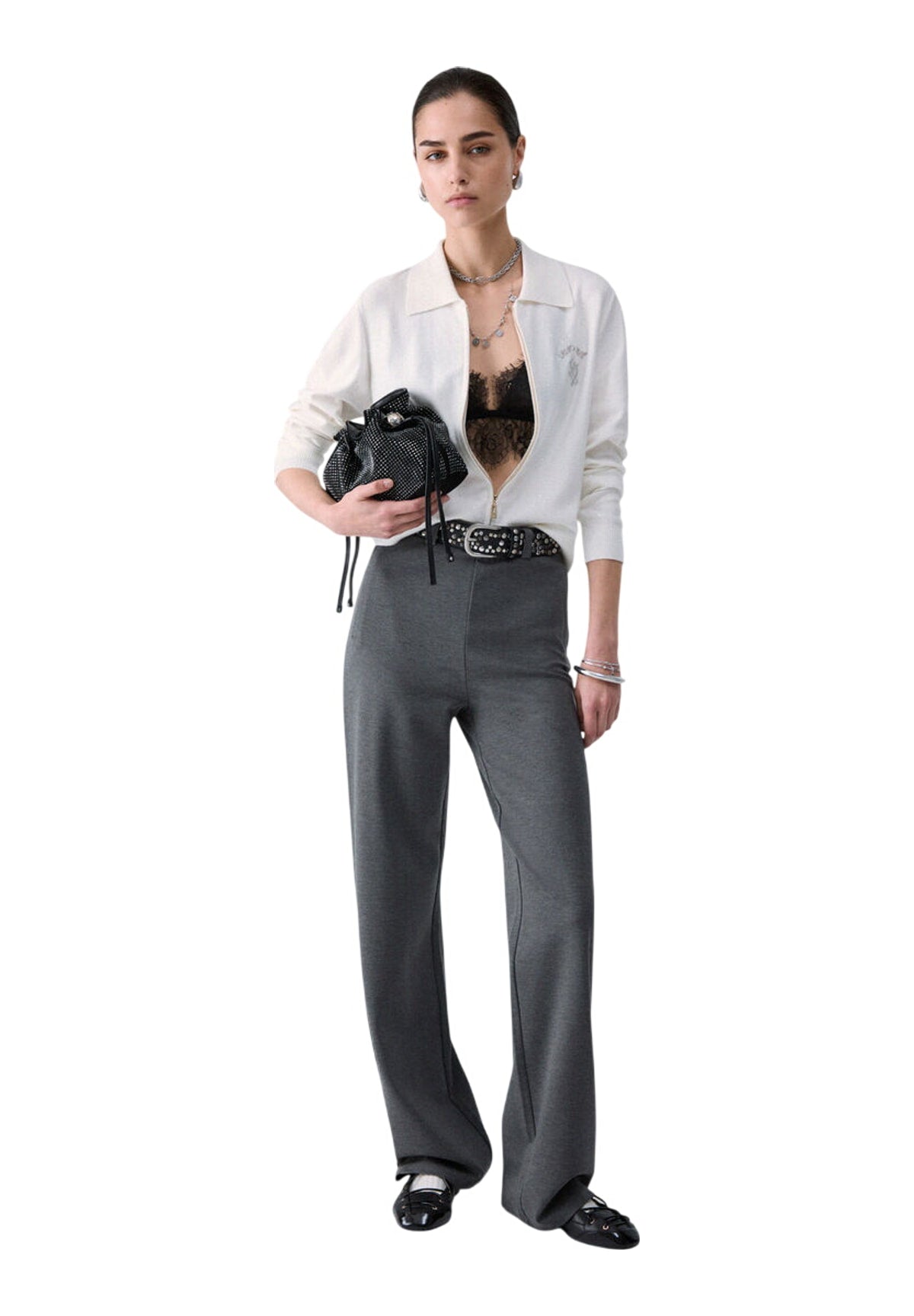 Pantaloni TF6019 Acciaio Mel