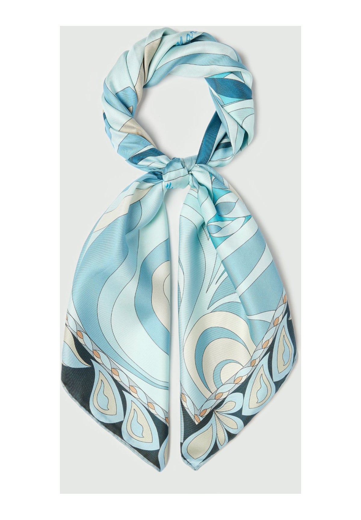 Foulard 2623546116200 MLATEMPO Azzurro