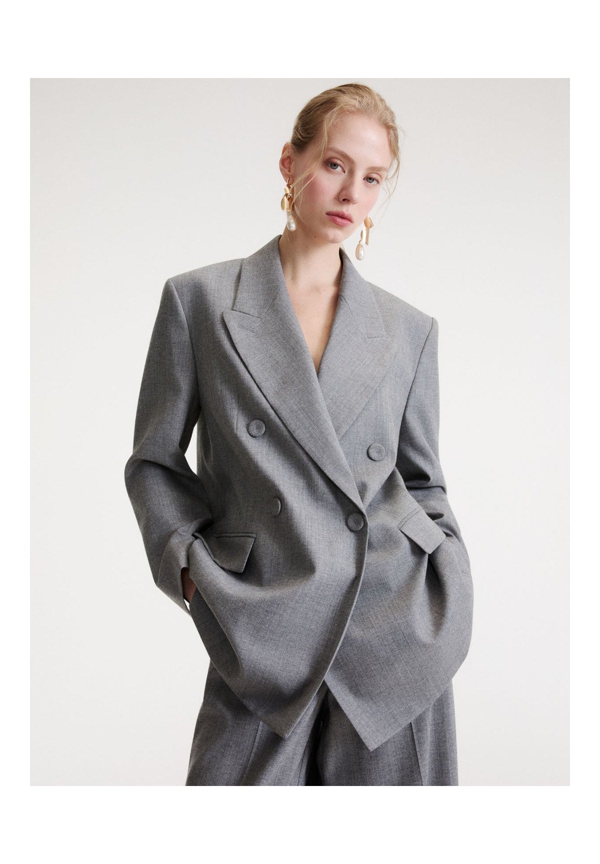 Giacca 2623046182200 MLLASTICE Grigio Melange