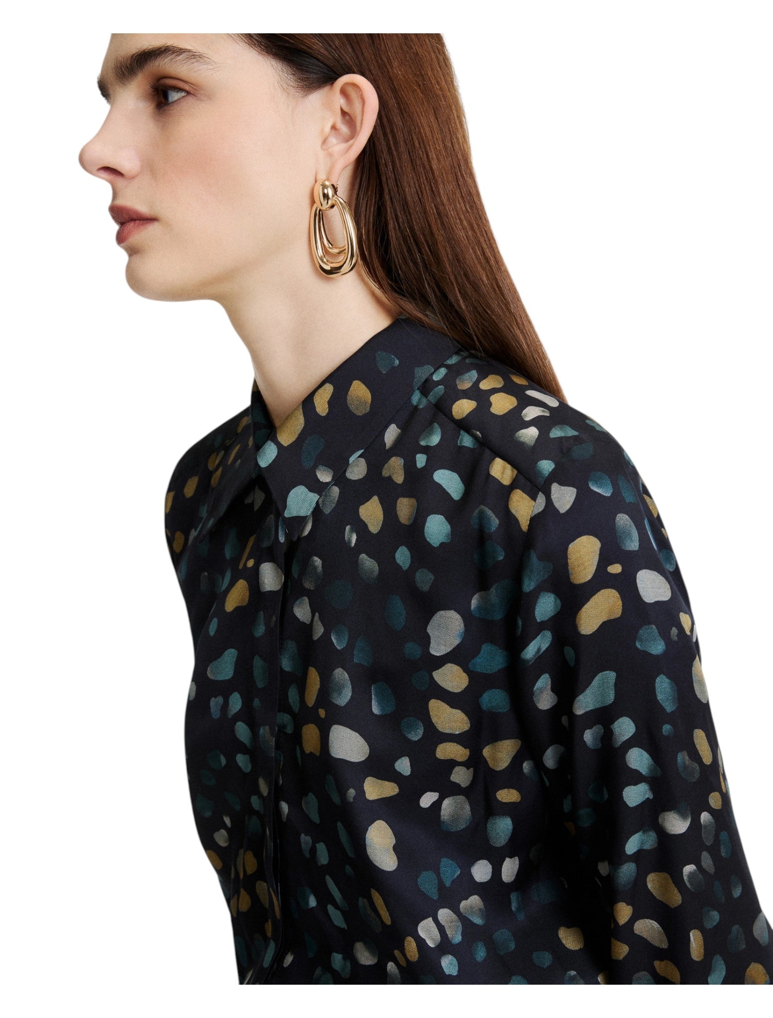 Camicia a Maniche Lunghe 2623116161200 MLLBALLATA Navy