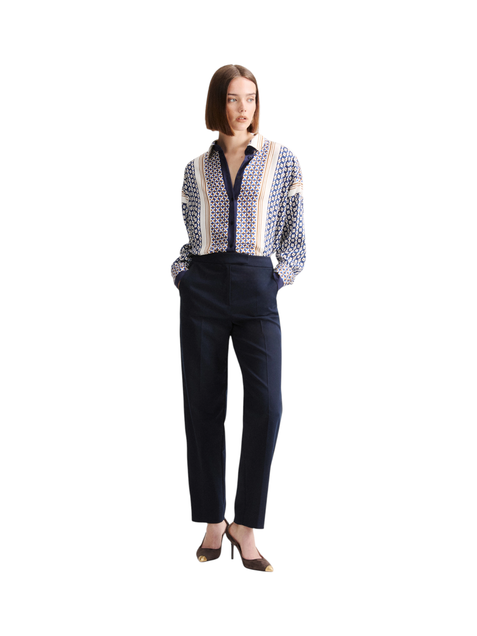 Pantaloni 2624136021200 MLLCIOCCA Blu notte