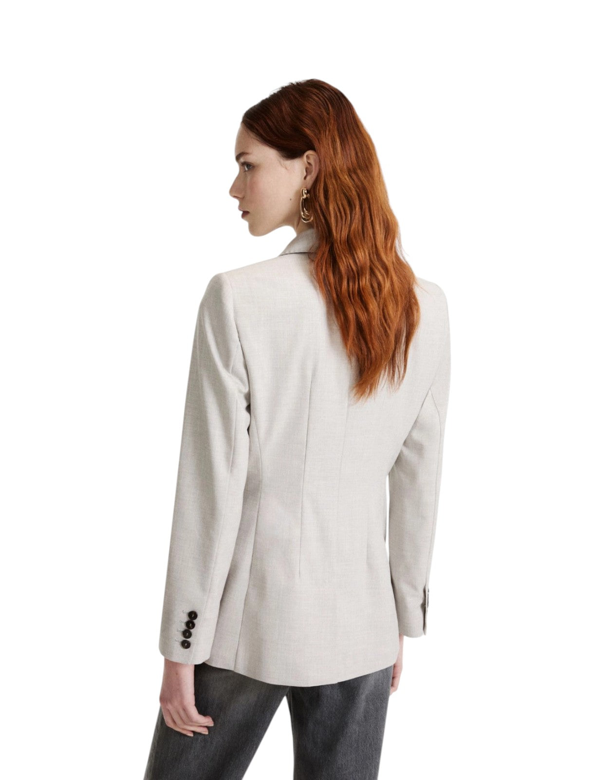 Giacca 2623046241200 MLLEFEDRA1 Grigio chiaro