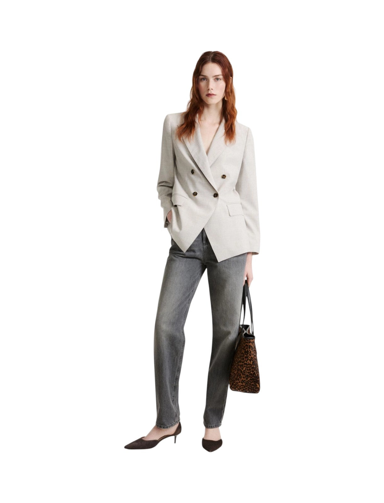 Giacca 2623046241200 MLLEFEDRA1 Grigio chiaro