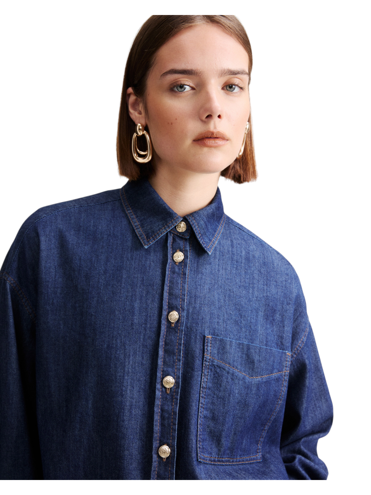 Camicia a Maniche Lunghe 2624116011200 MLLMEDEOLA Blue Jeans