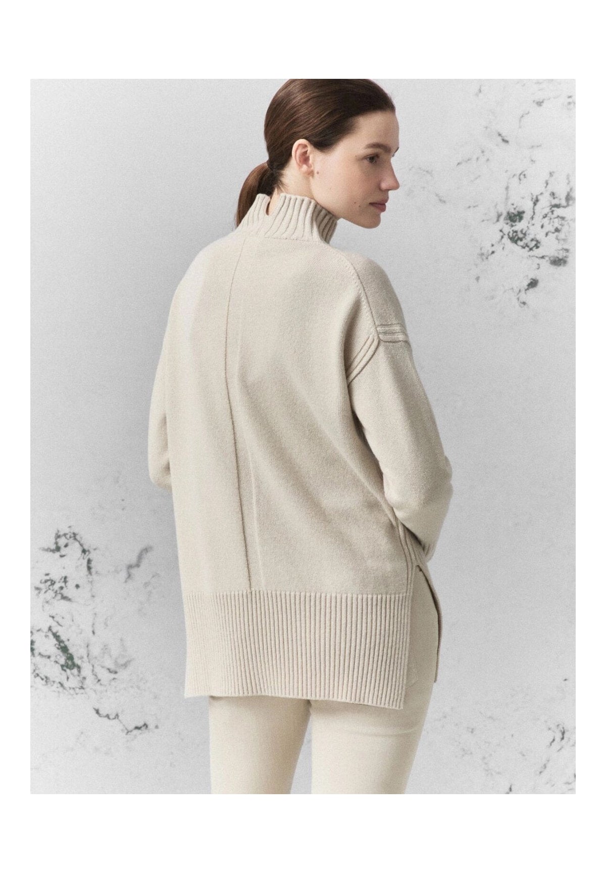 Maglione Collo Alto 2623366305200 MLLQUOTA Tortora