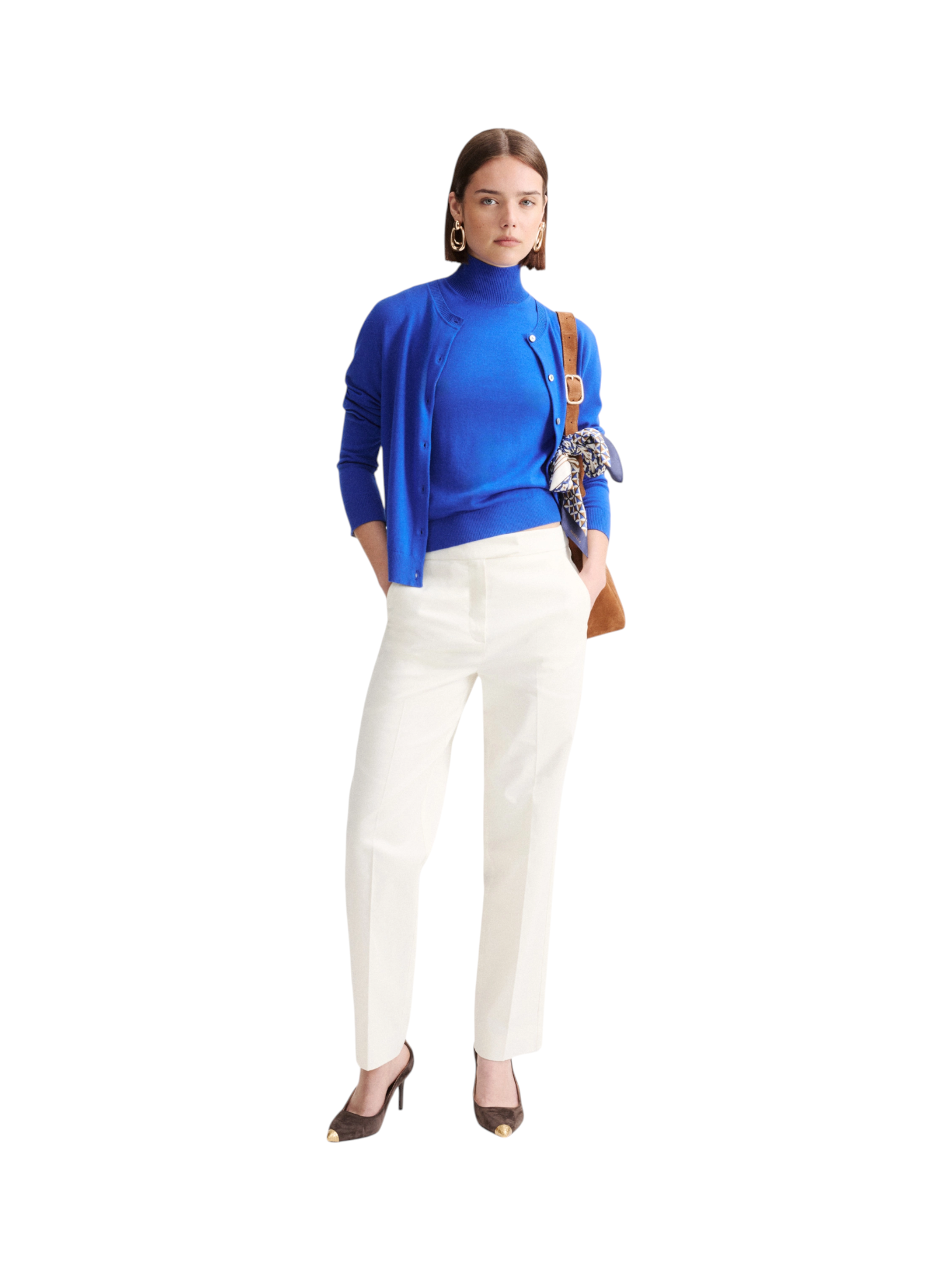 Cardigan 2624346011200 MLLVODKA Azzurro Intenso