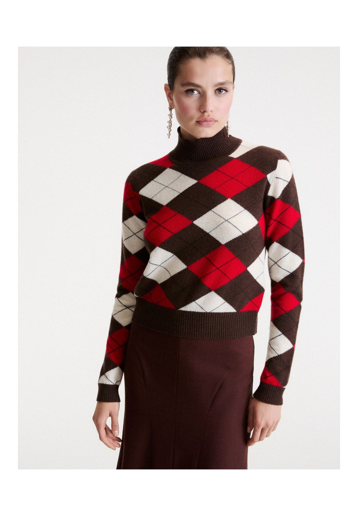 Maglione Collo Alto 2623366212200 MLLZUCCA Rosso