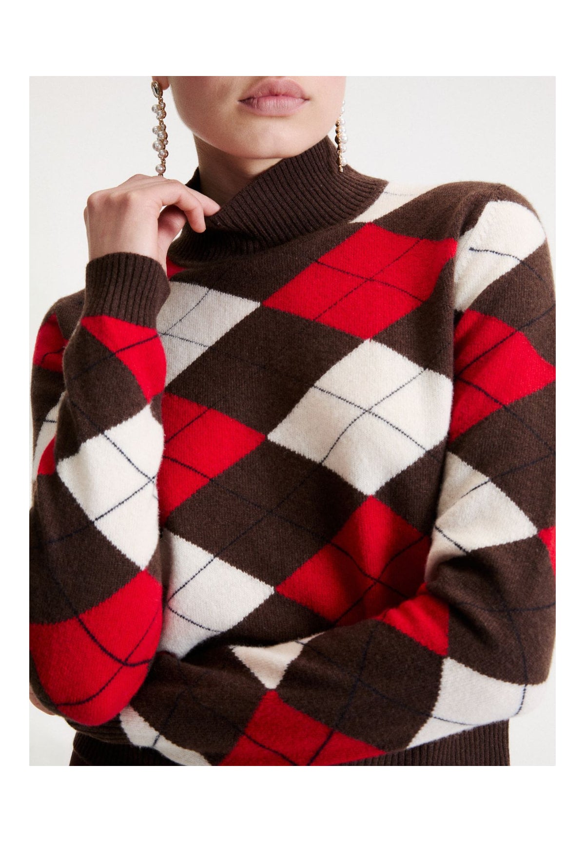 Maglione Collo Alto 2623366212200 MLLZUCCA Rosso