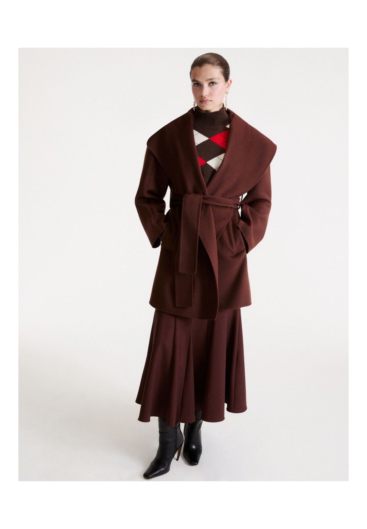 Maglione Collo Alto 2623366212200 MLLZUCCA Rosso