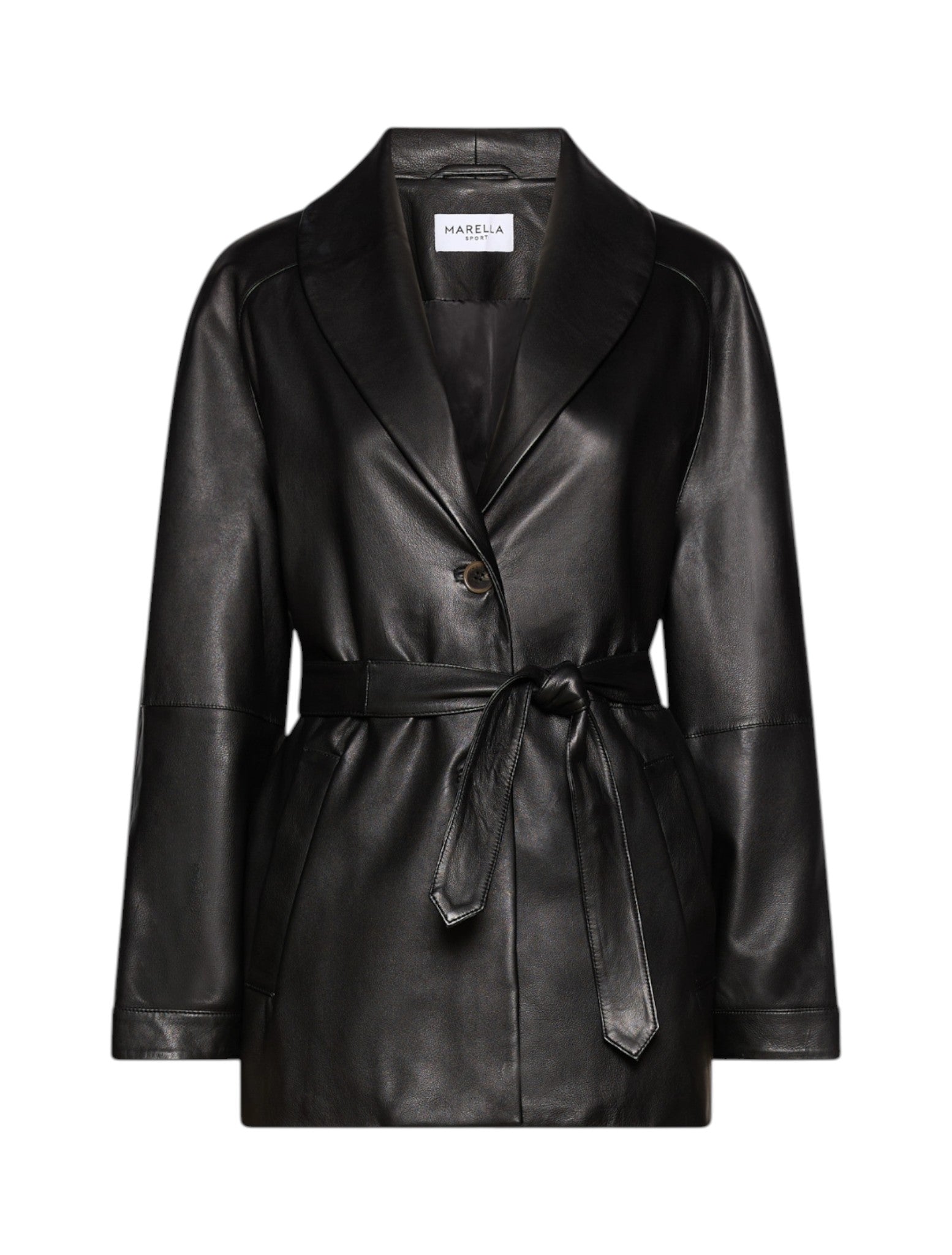 Giacca in Pelle 2623446014200 MLSLAMPONE Nero