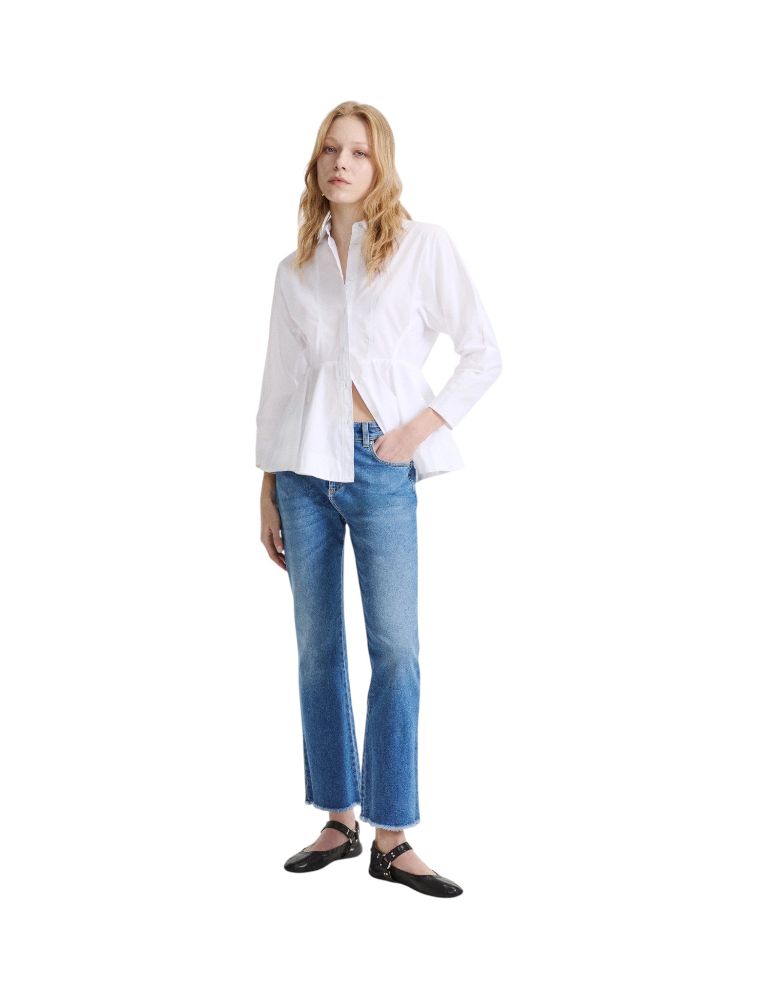 Camicia a Maniche Lunghe 2623116064200 MLSSUB Bianco Ottico