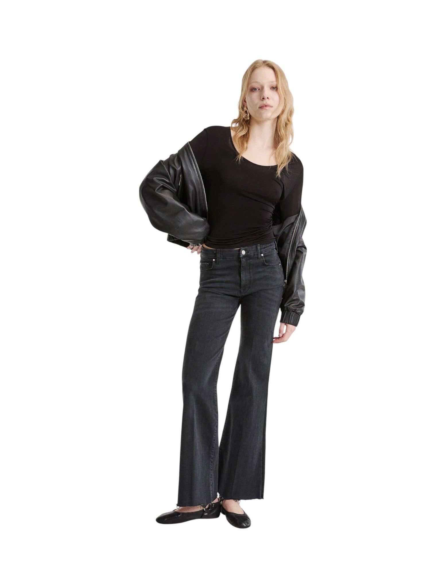 Jeans 2623186094200 MLSWLCROP Nero