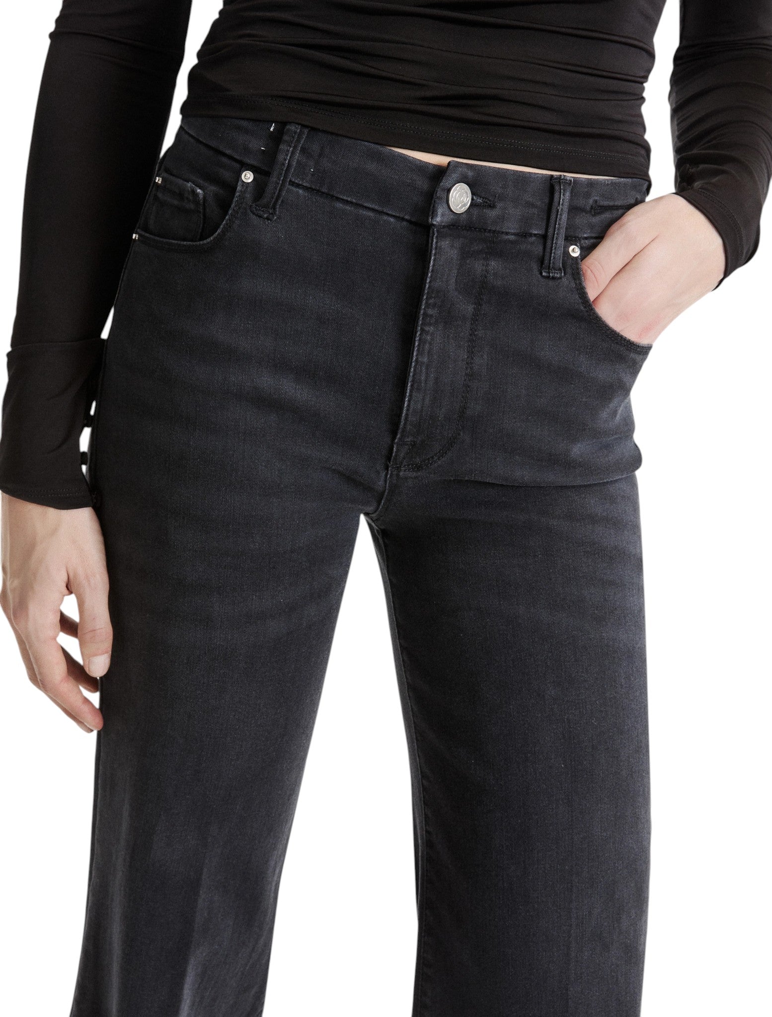 Jeans 2623186094200 MLSWLCROP Nero