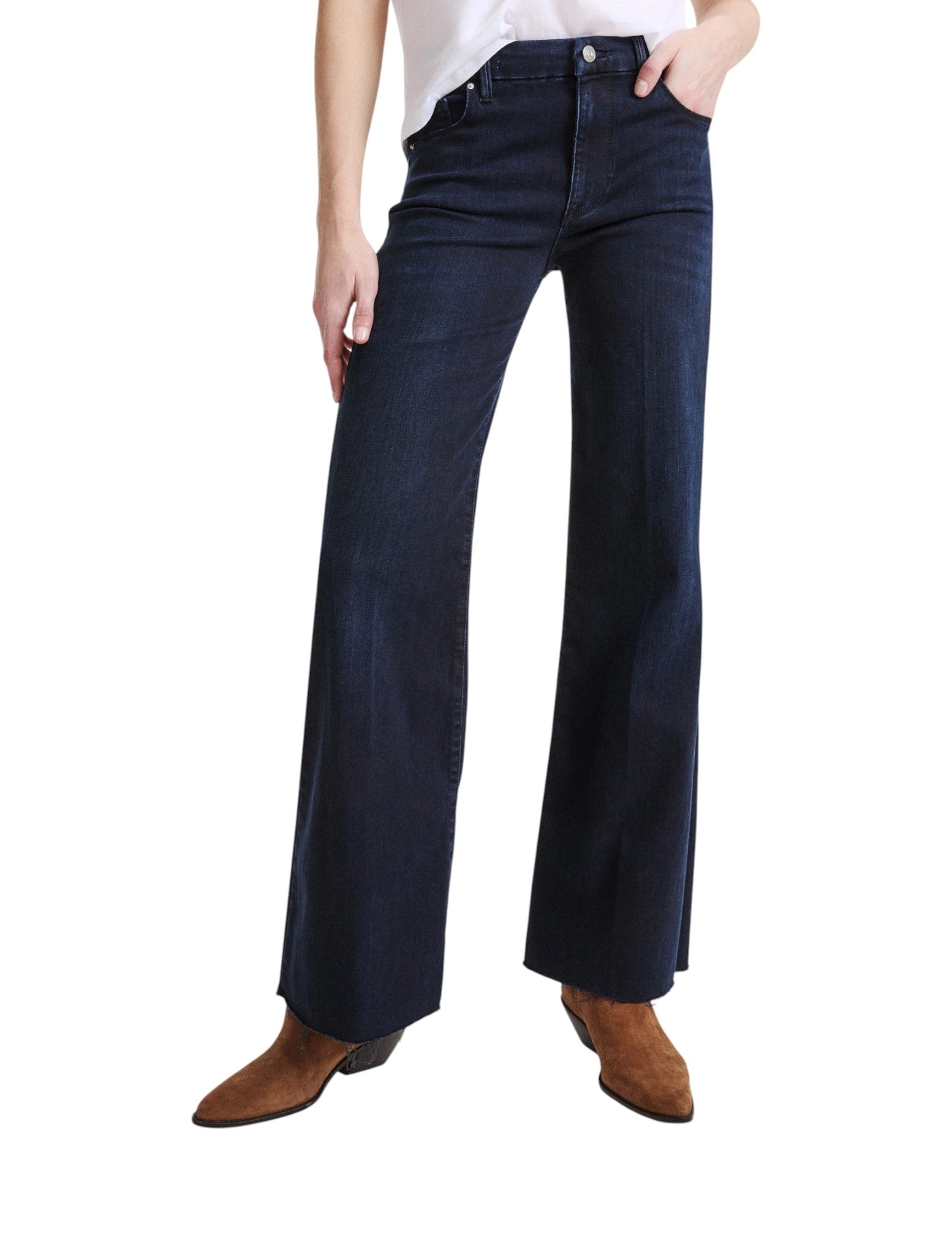 Jeans 2623186094200 MLSWLCROP Blu notte