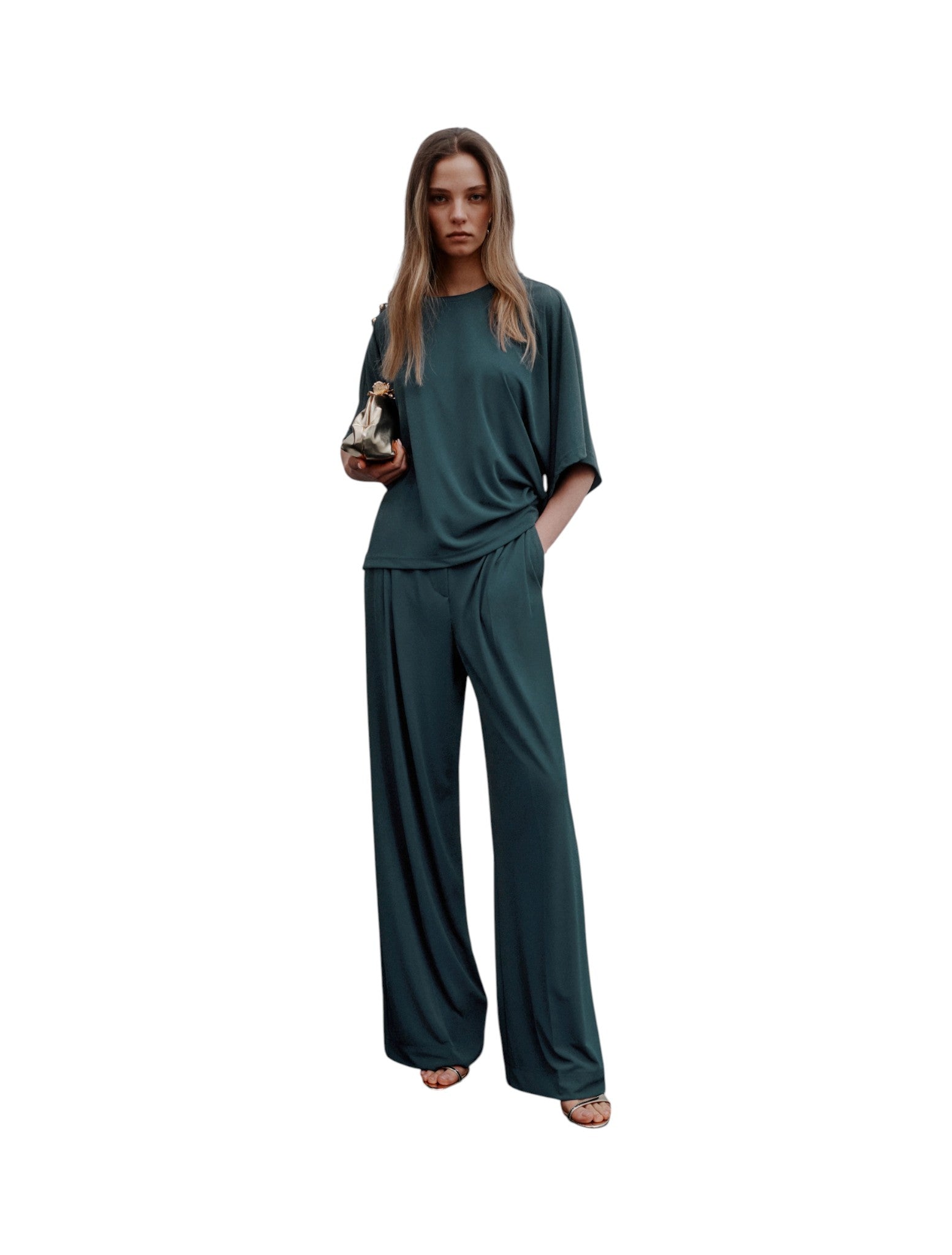 Pantaloni 2623786013200 MLTFUNALE Blu Pavone