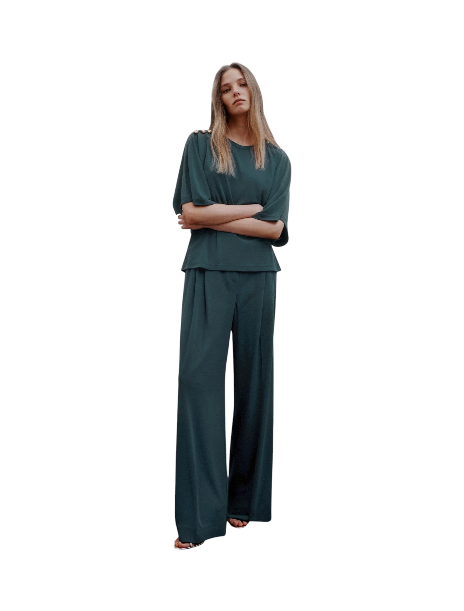 Pantaloni 2623786013200 MLTFUNALE Blu Pavone