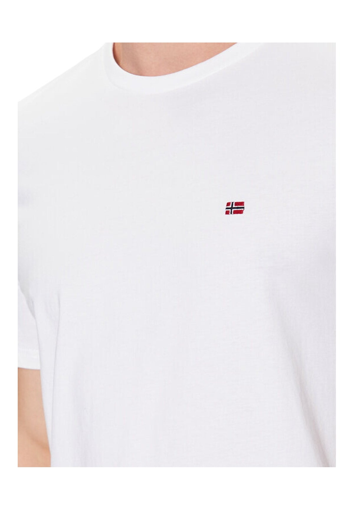 T-shirt a Maniche Corte Salis Ss Sum NP0A4H8D Brightwhite 002