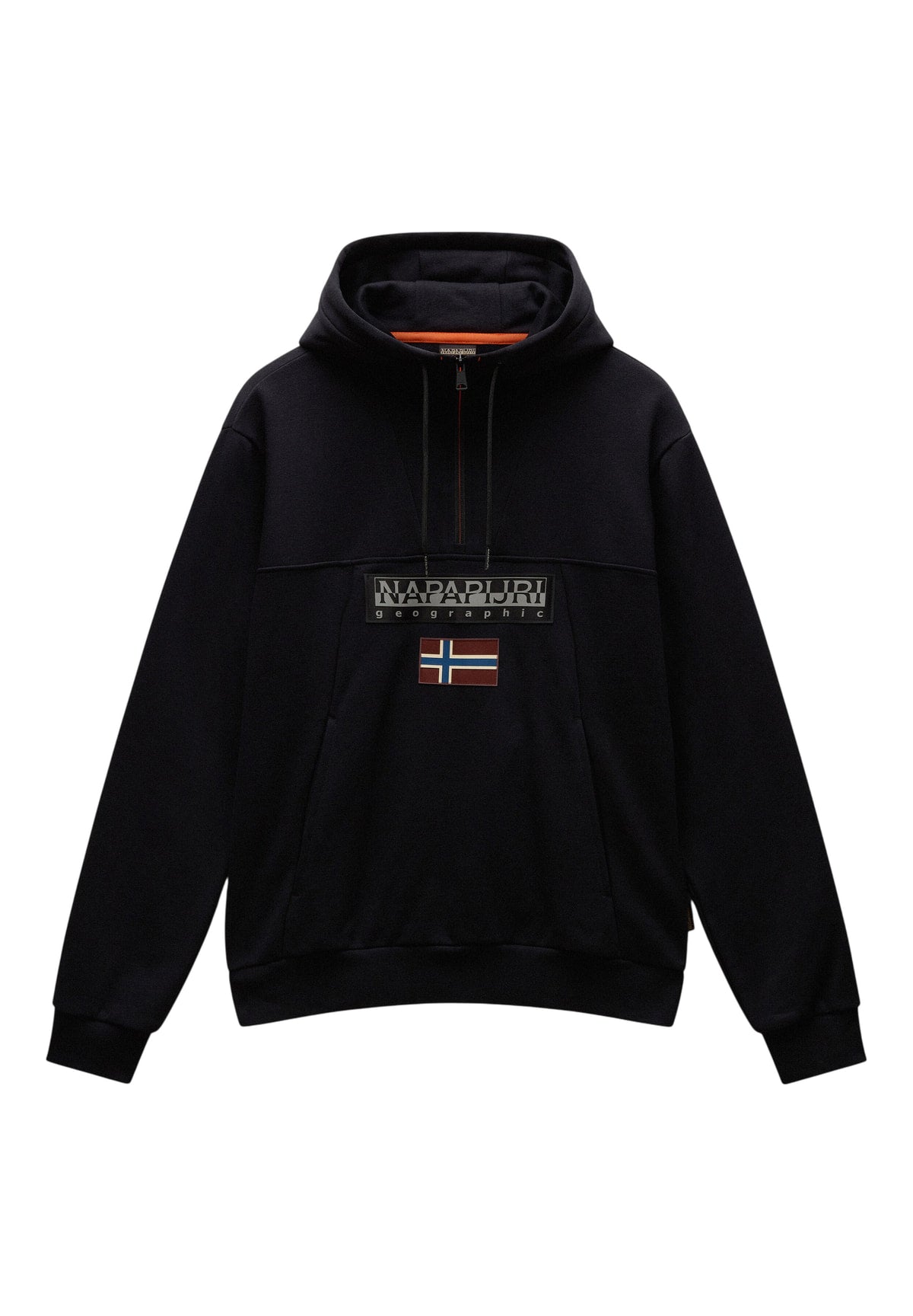 Felpa Pullover con Cappuccio Burgee Hzh 2.0 NP0A4I5E Black 041