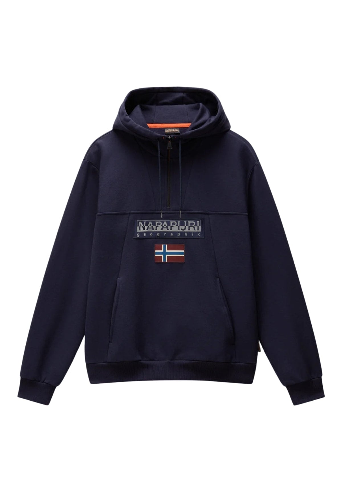 Felpa Pullover con Cappuccio Burgee Hzh 2.0 NP0A4I5E Blu Marine