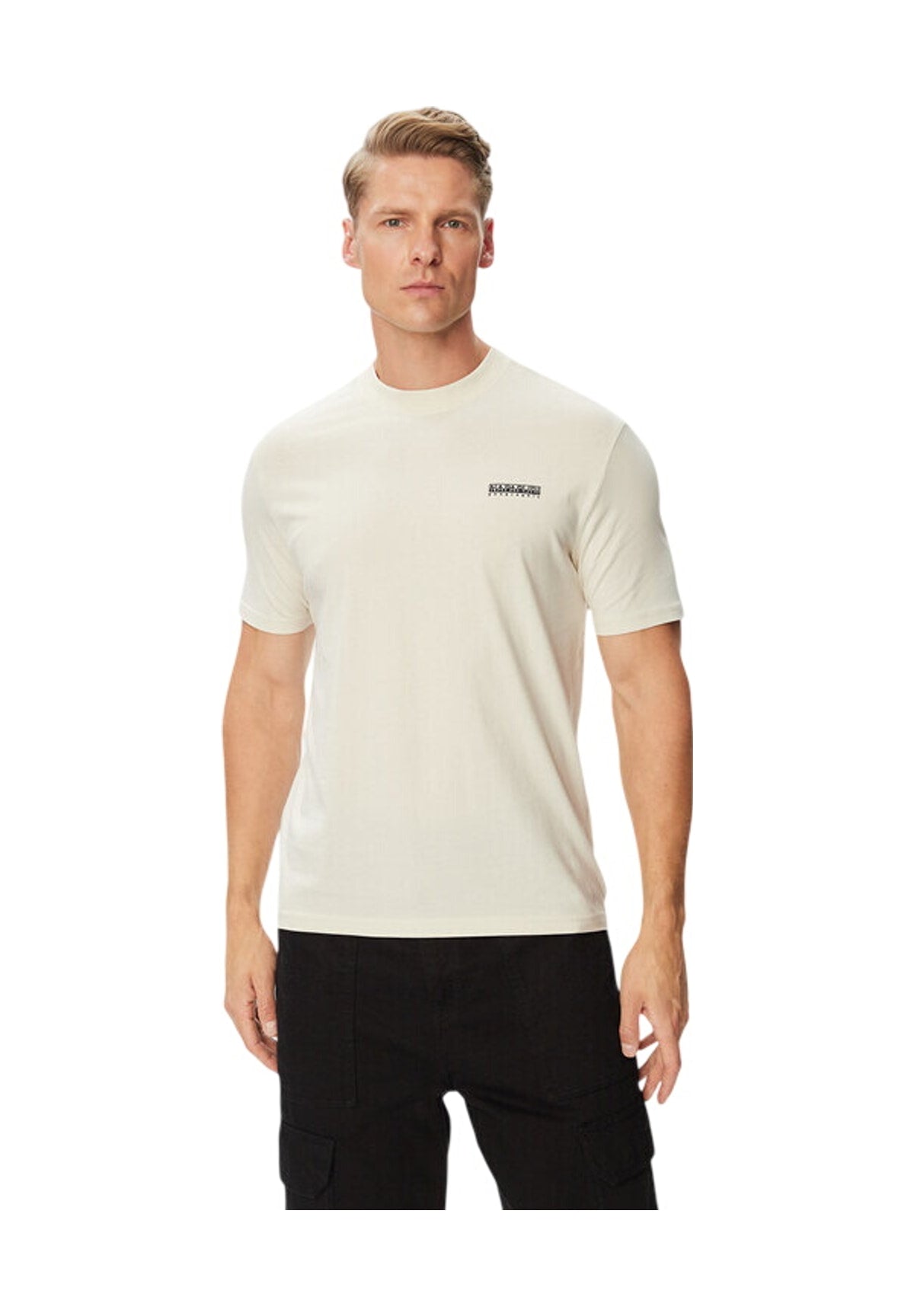 T-shirt a Maniche Corte S-Small Box Ss NP0A88TR Beige Dimity