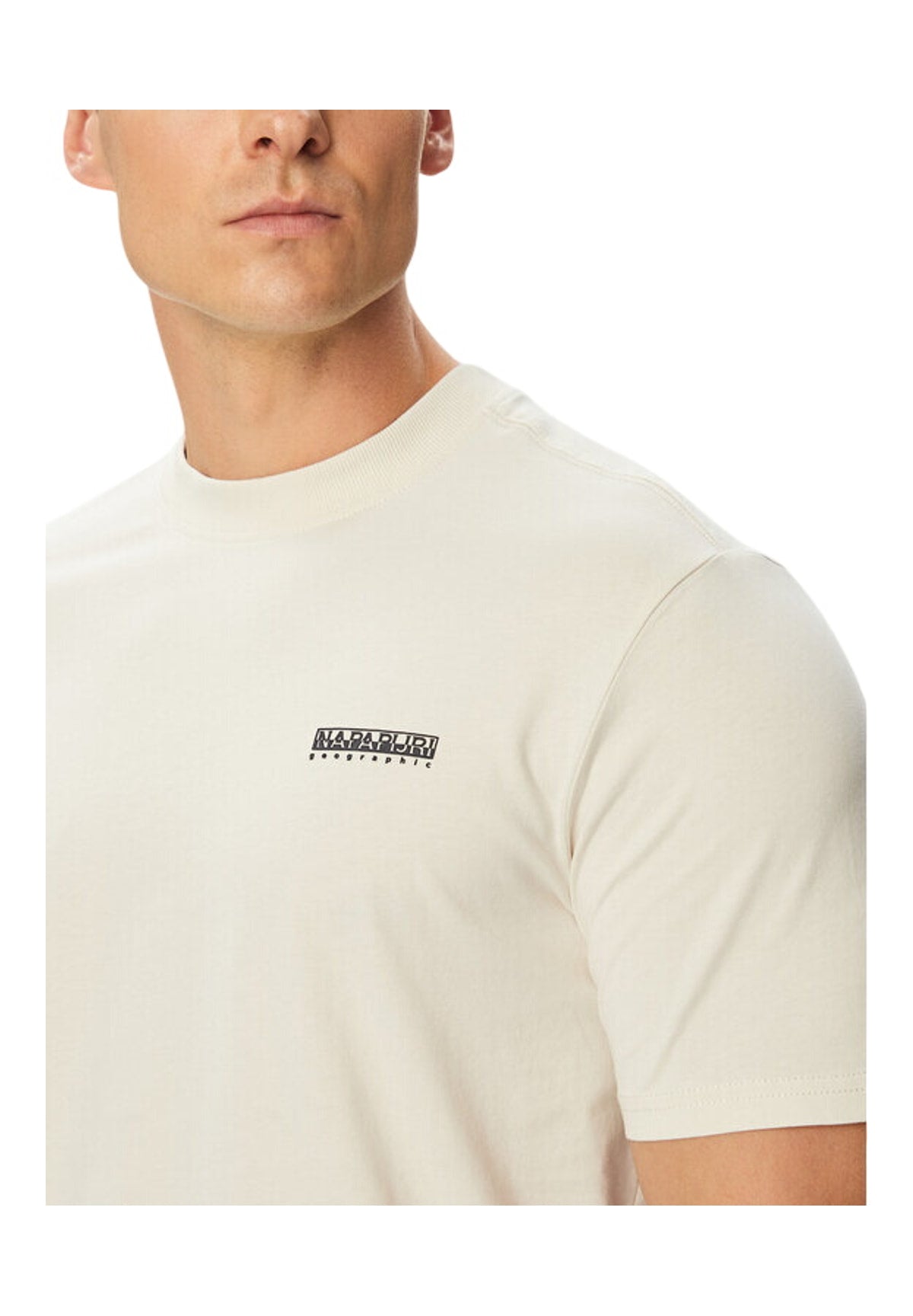 T-shirt a Maniche Corte S-Small Box Ss NP0A88TR Beige Dimity