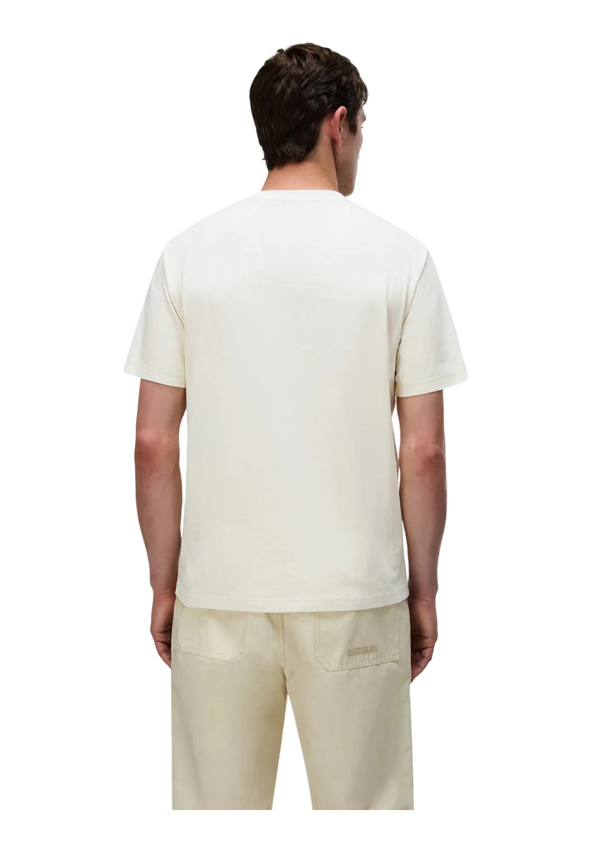 T-shirt a Maniche Corte S-Flag Tiki Ss NP0A8A6I White whisper