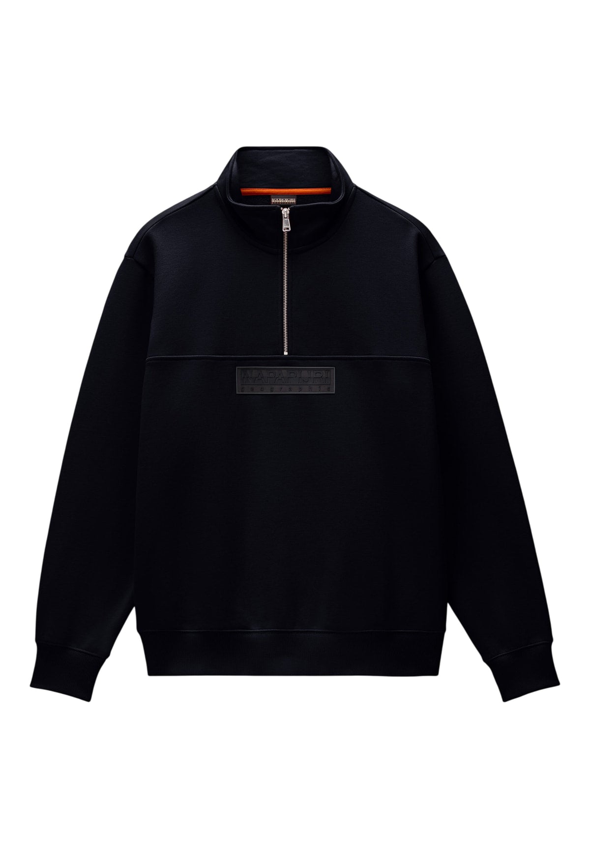 Felpa Mezza Zip B-Box Logo Hz Wi NP0A8B33 Black Beauty