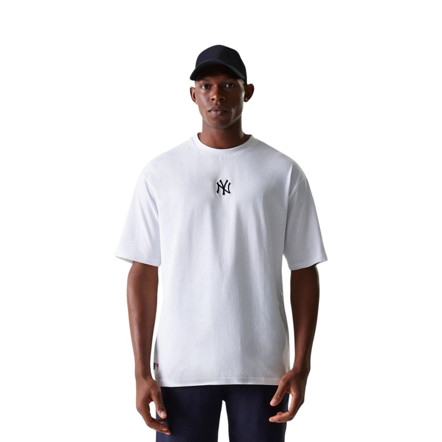 T-shirt a Maniche Corte New York Yankees 60675748 White