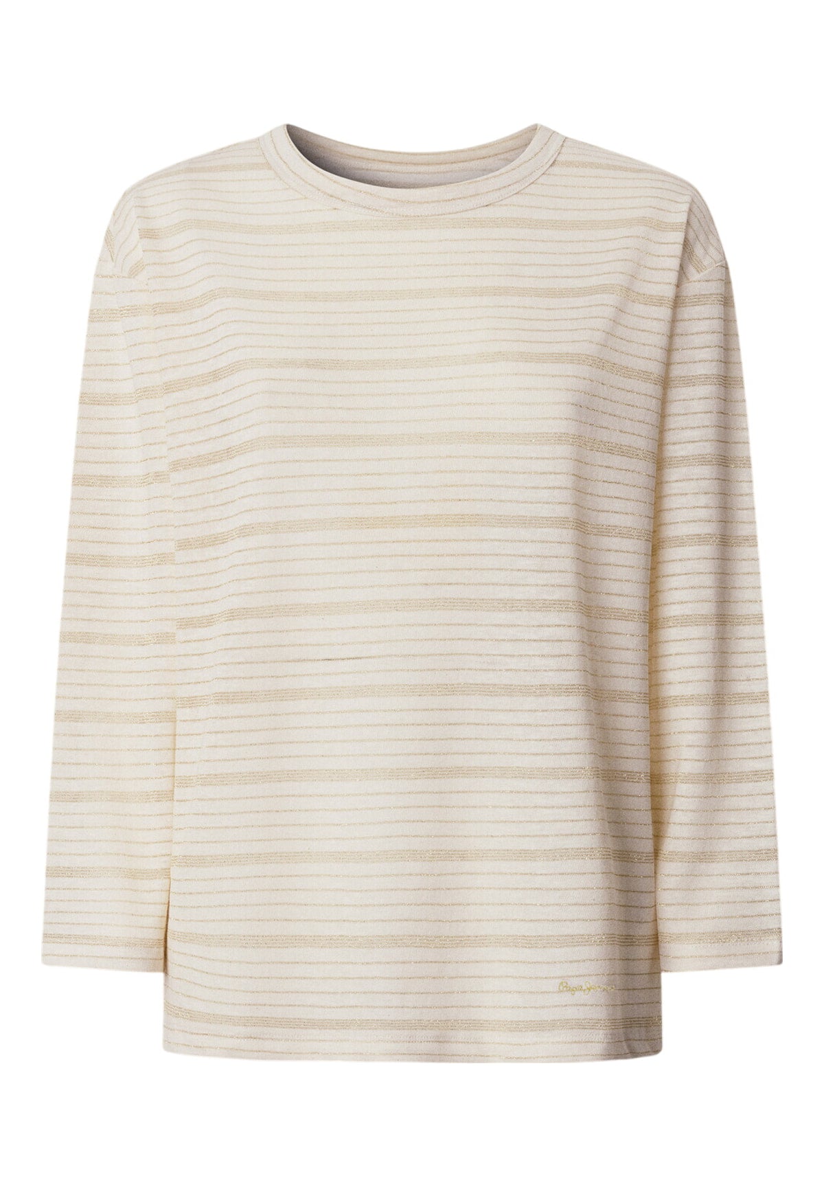 T-shirt a Maniche Lunghe Carola PL5000243 Mousse White