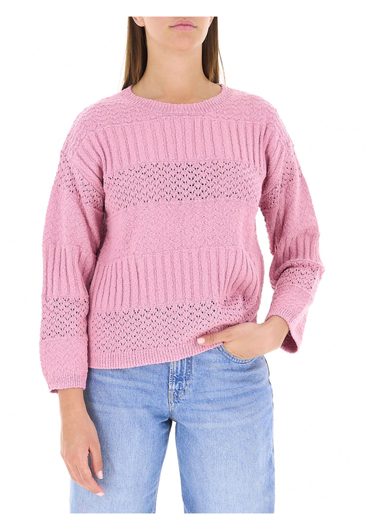 Maglione Girocollo Alaya PL7000159 Powder Rose Pink