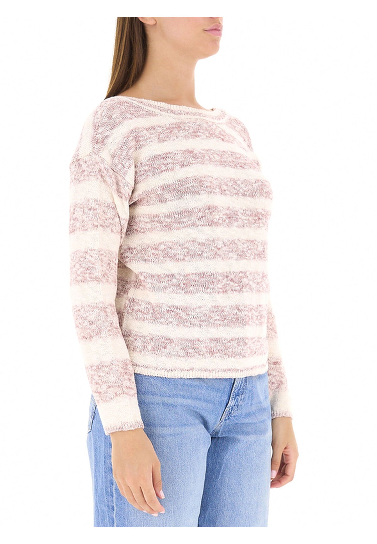 Maglione Girocollo Alina PL7000162 Powder Rose Pink