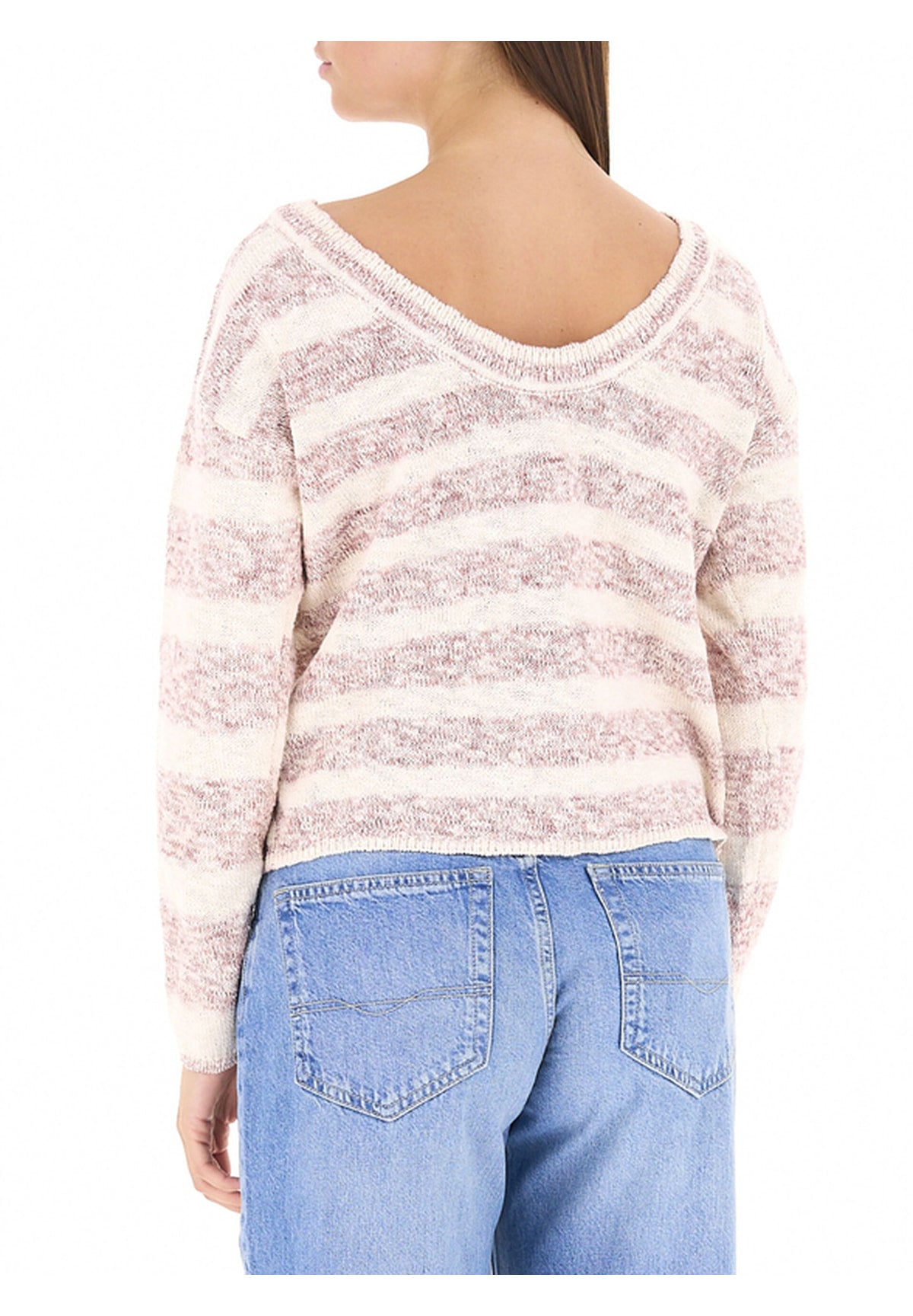 Maglione Girocollo Alina PL7000162 Powder Rose Pink